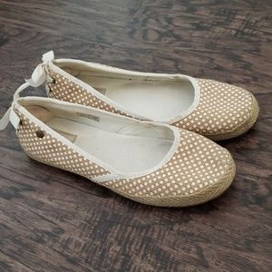 UGG Indha Burlap Flats